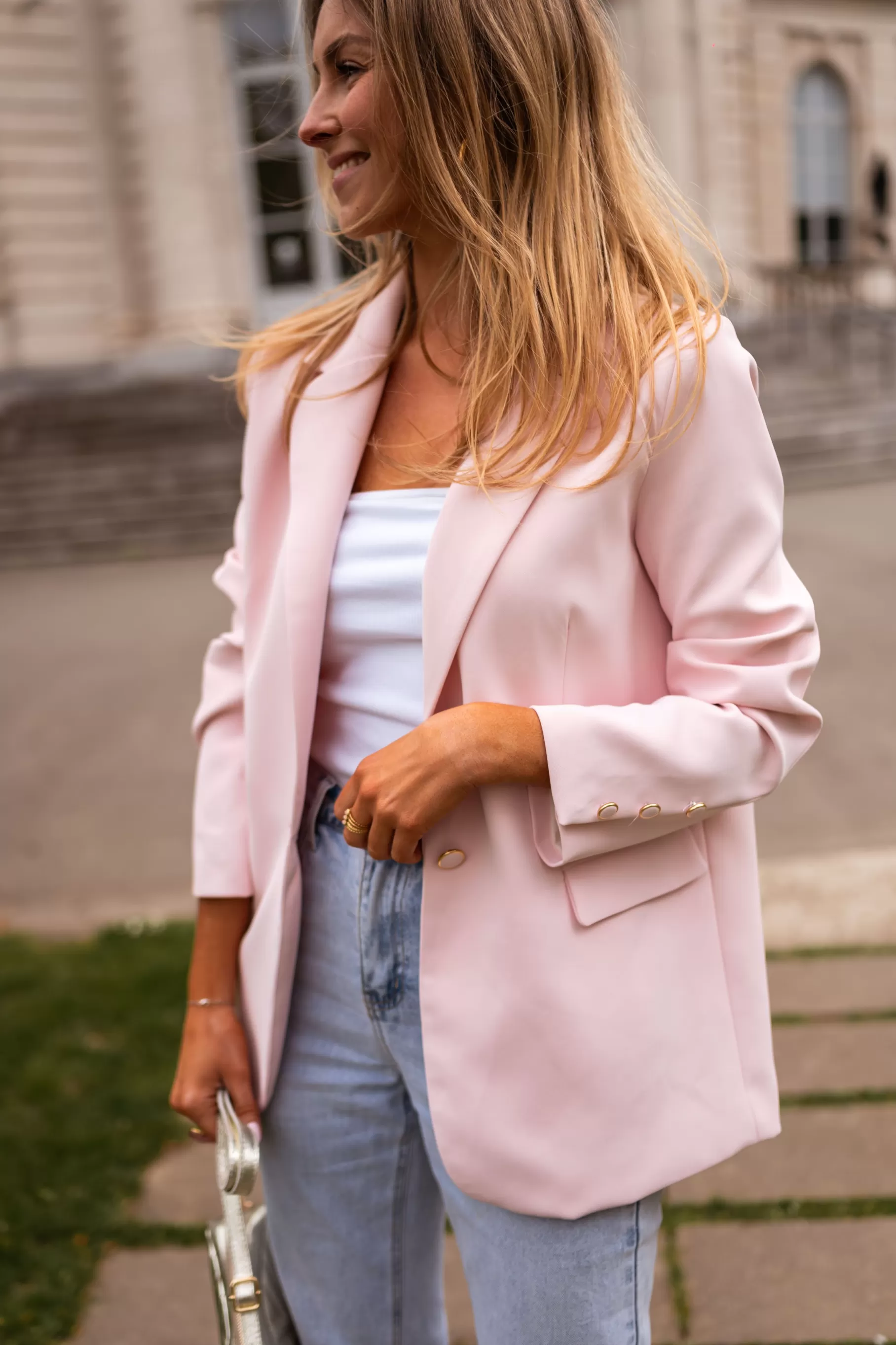 Easy Clothes Blazers-Blazer Aurore - Rose Poudré