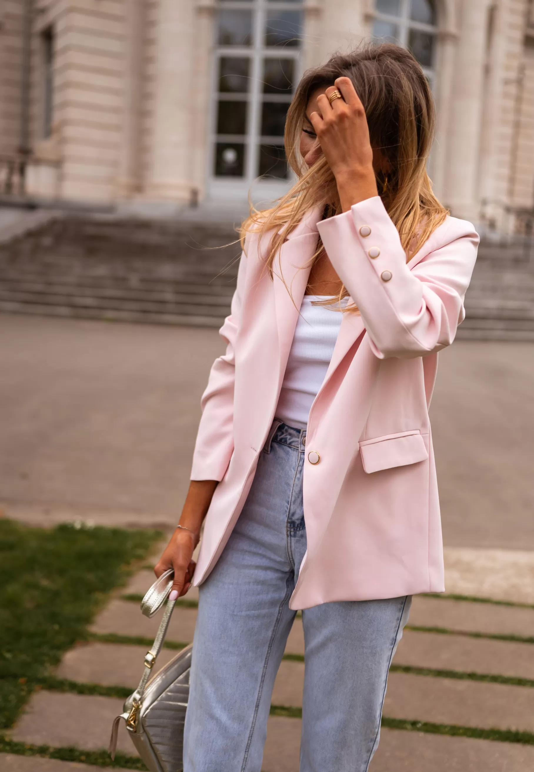 Easy Clothes Blazers-Blazer Aurore - Rose Poudré