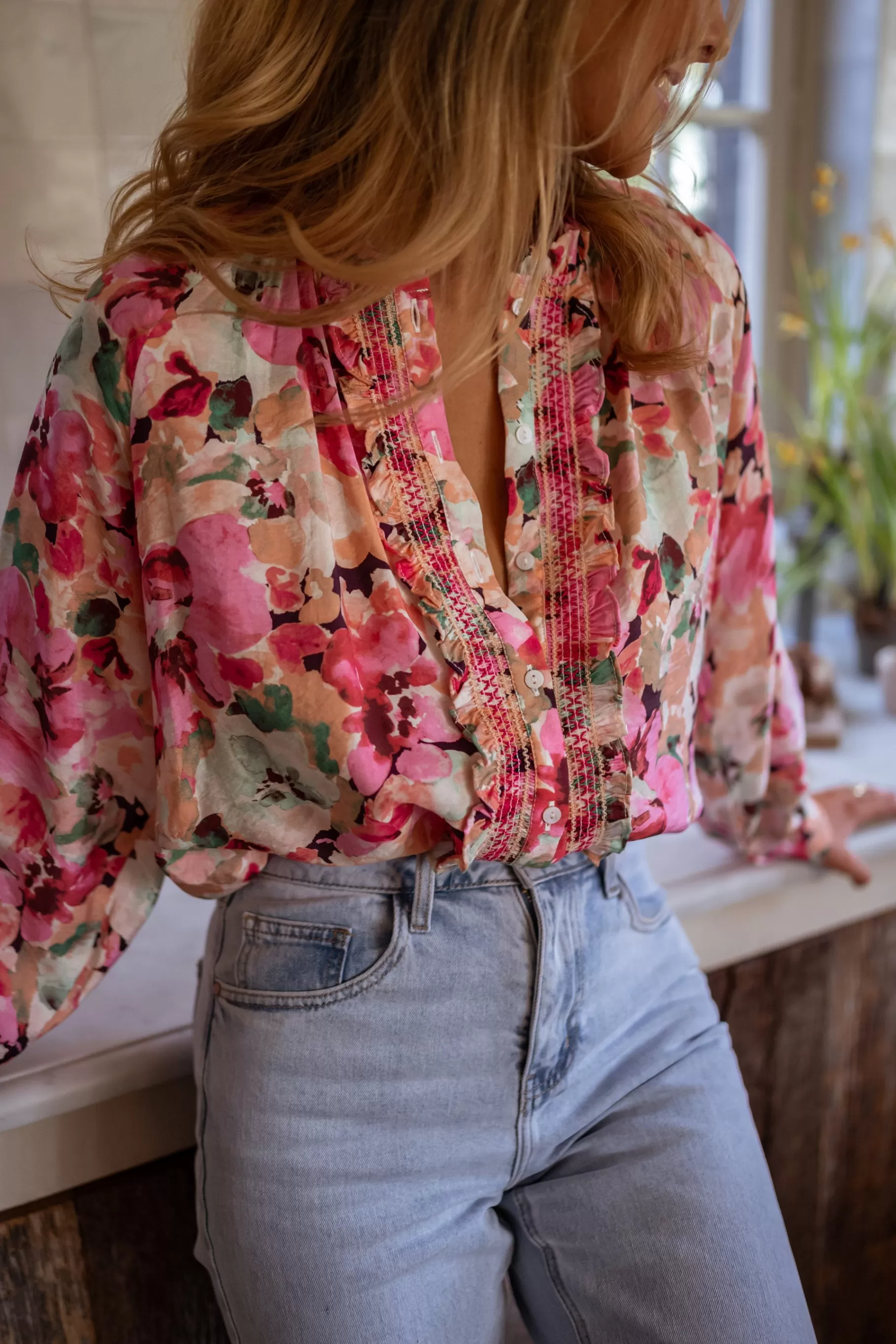 Easy Clothes Chemisiers & Blouses-Blouse Elvina - à fleurs