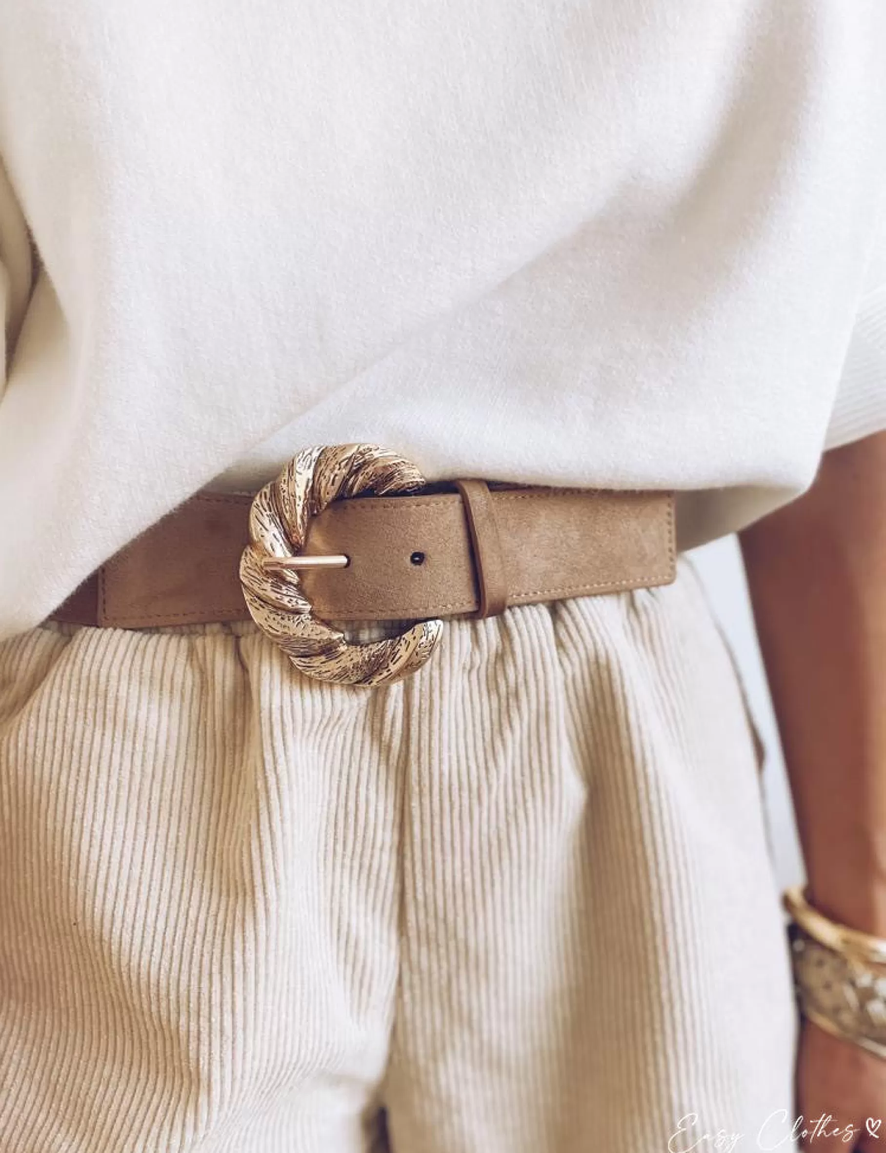 Easy Clothes Ceintures-Ceinture Petra - taupe