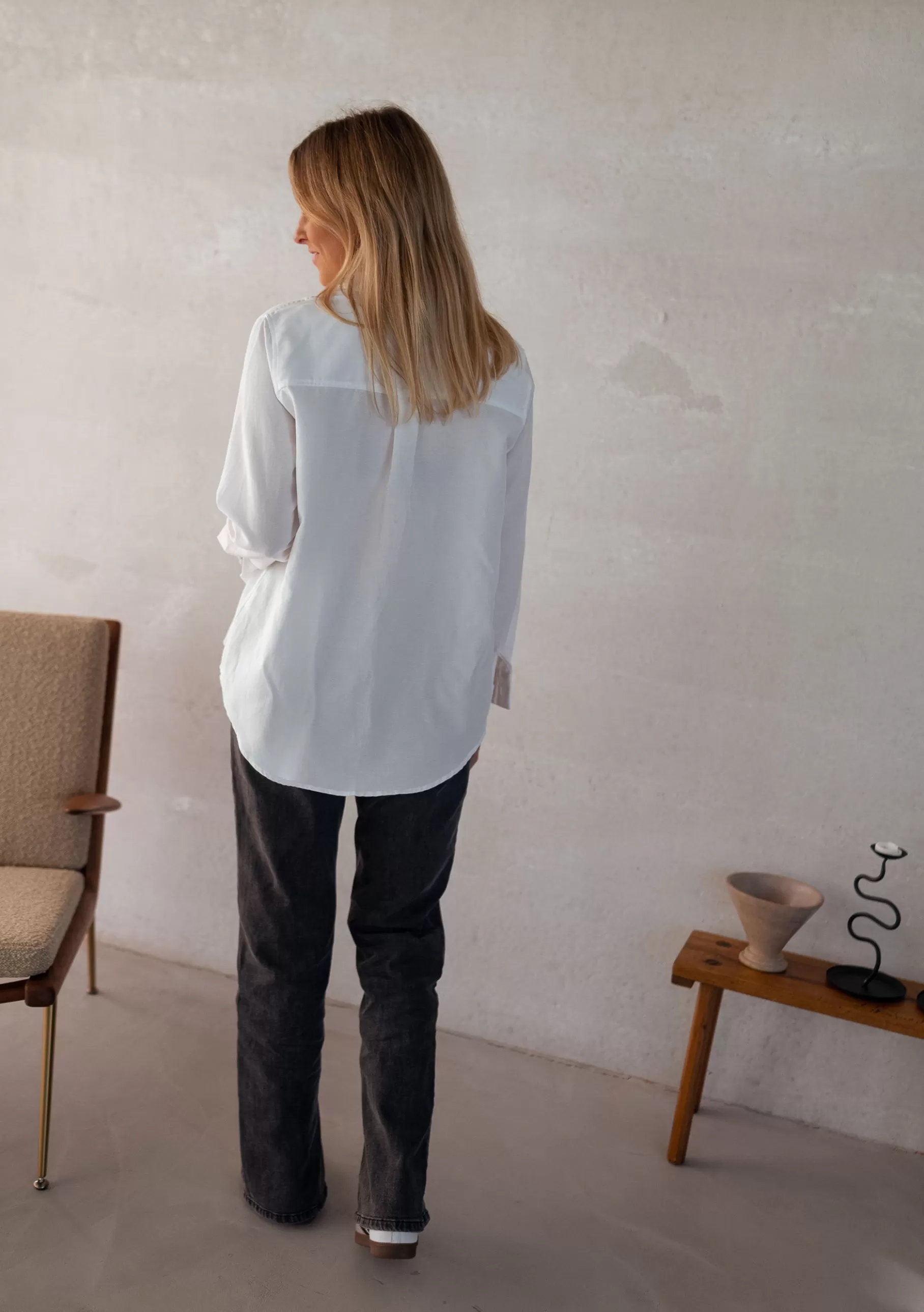 Easy Clothes Chemisiers & Blouses-Chemise Kloé - blanche