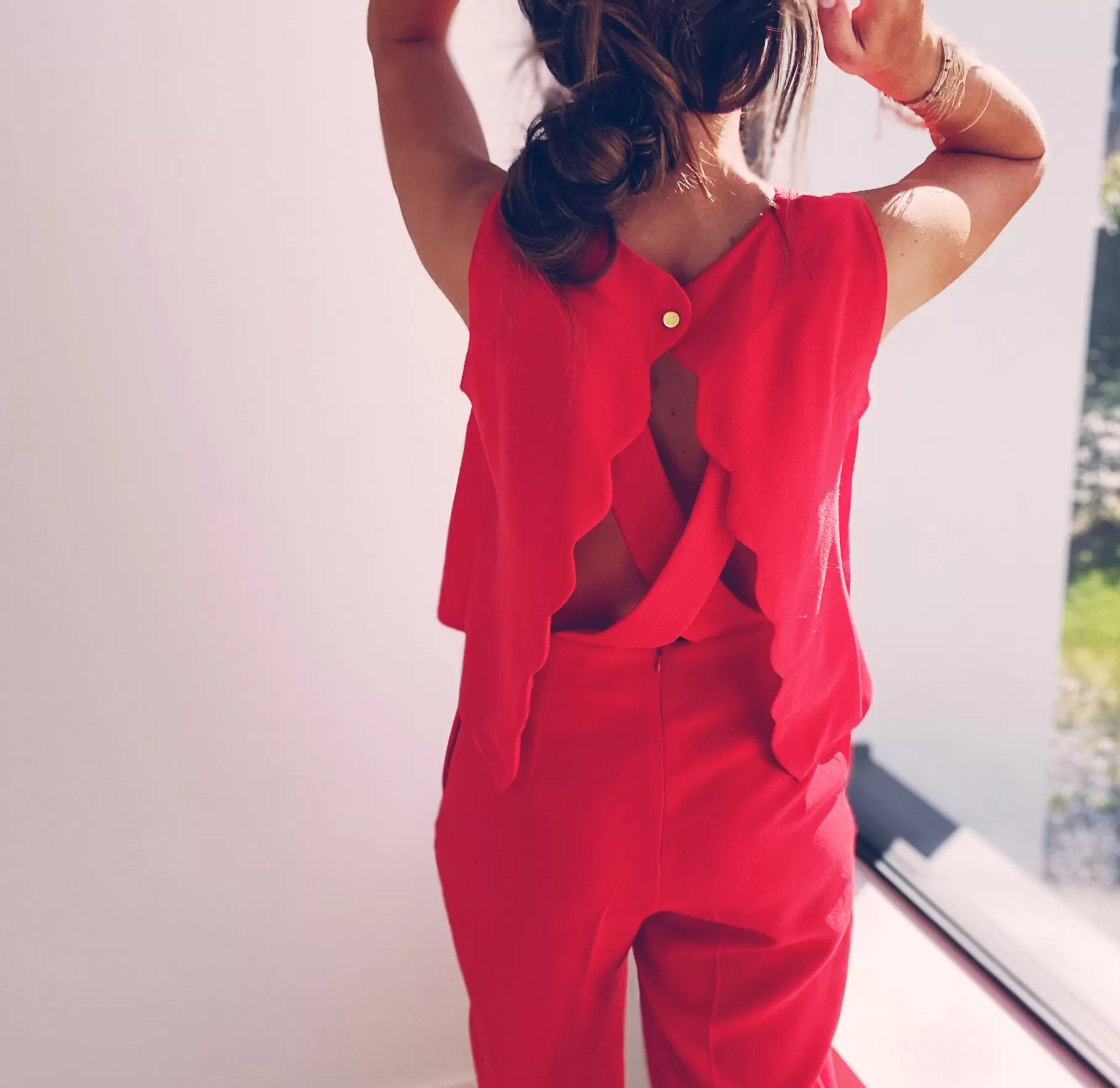 Easy Clothes Combinaisons-Combinaison Tabata - rouge corail