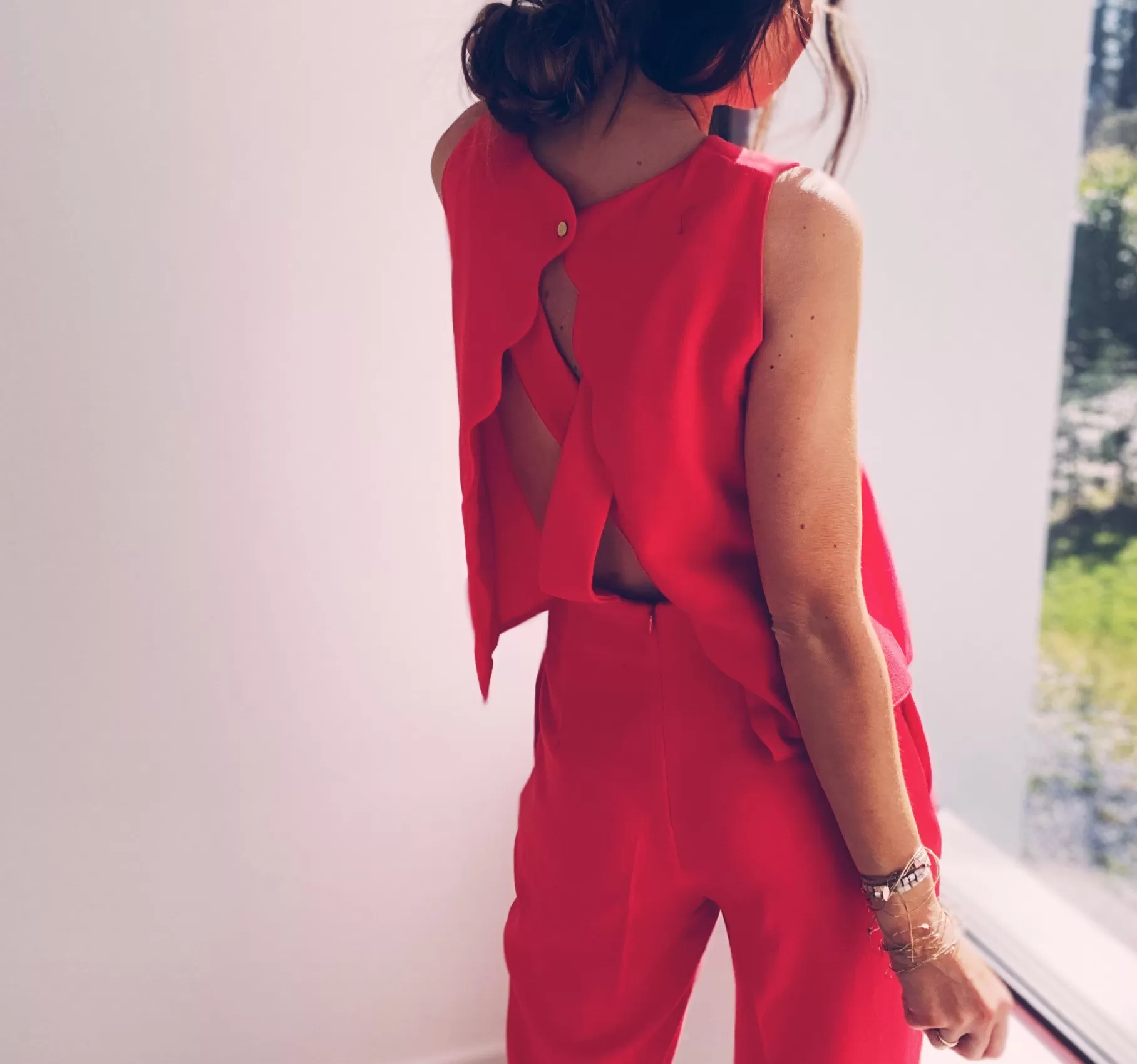 Easy Clothes Combinaisons-Combinaison Tabata - rouge corail