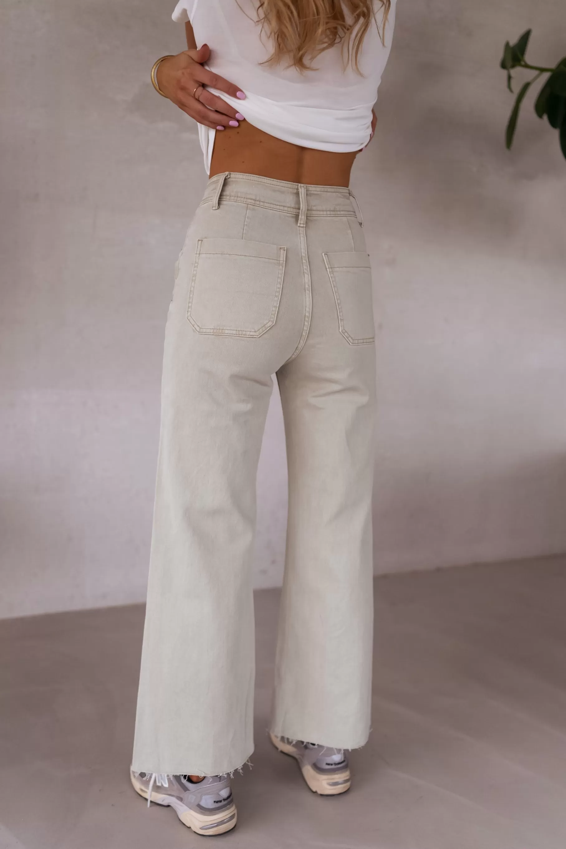 Easy Clothes Jeans-Jeans Bastian - vert clair