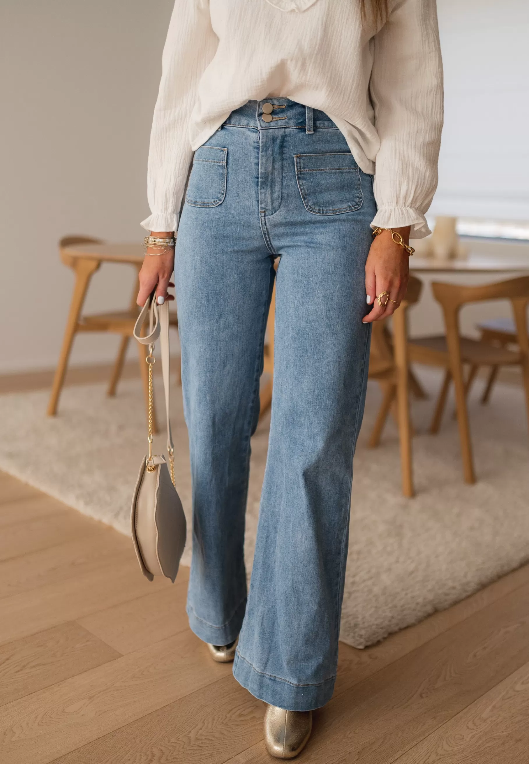 Easy Clothes Jeans-Jeans Hugues - bleu clair