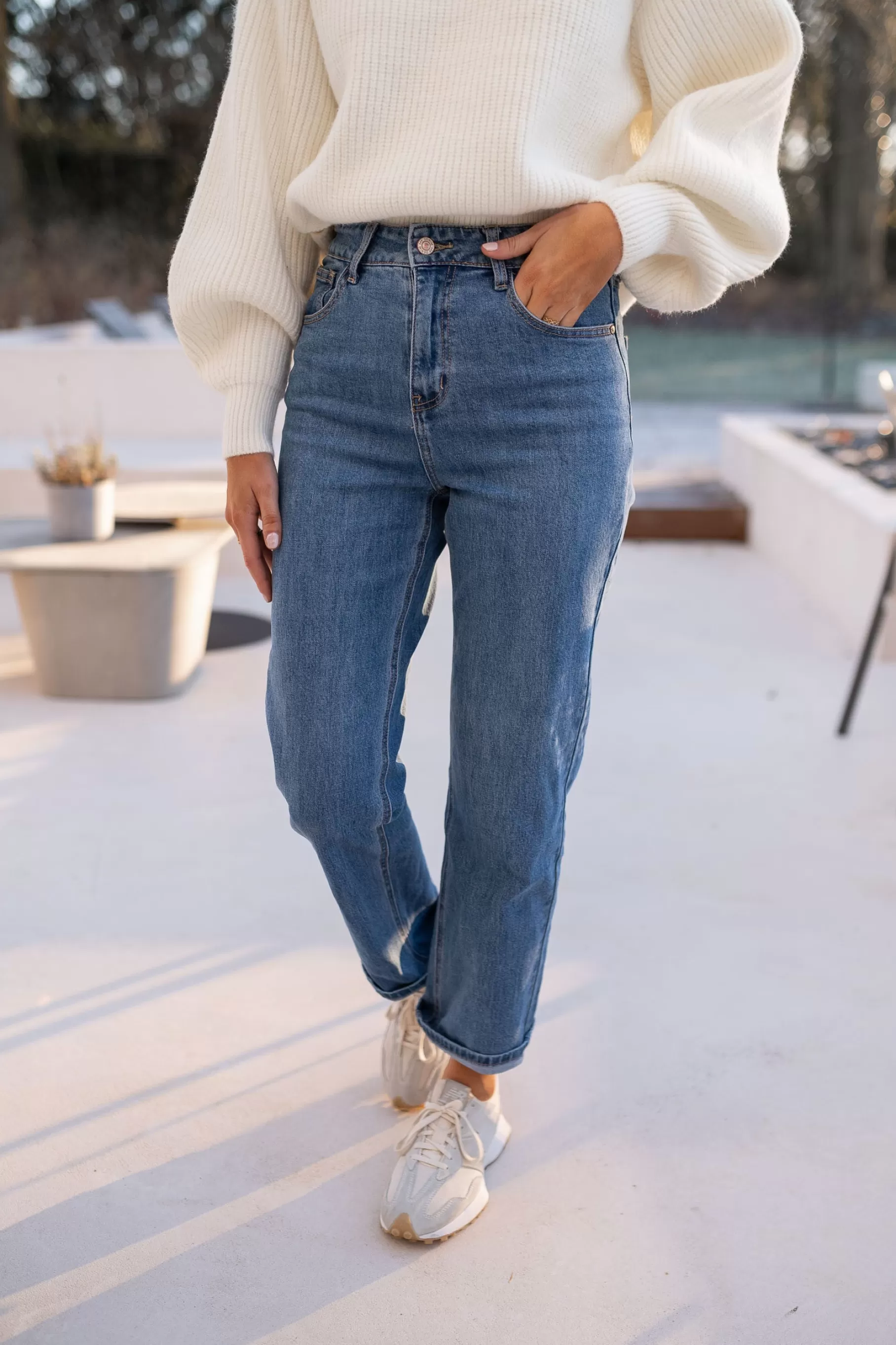 Easy Clothes Jeans-Jeans Solan - bleu moyen