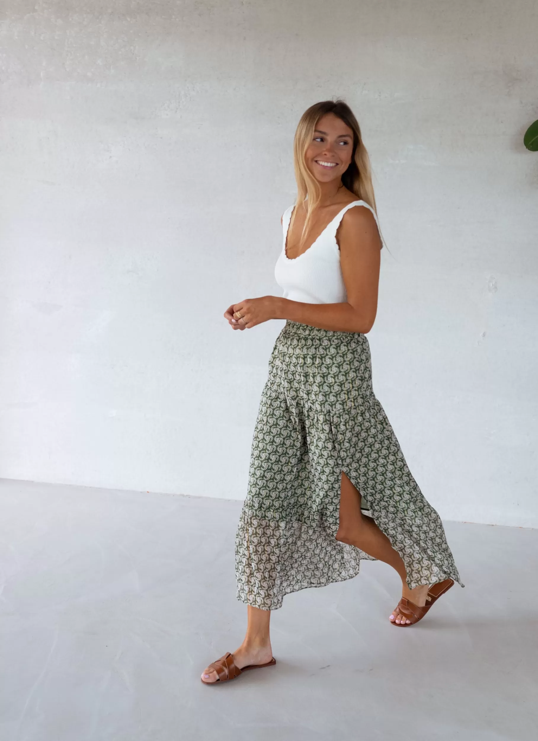 Easy Clothes Jupes & Shorts-Jupe Zoé - verte