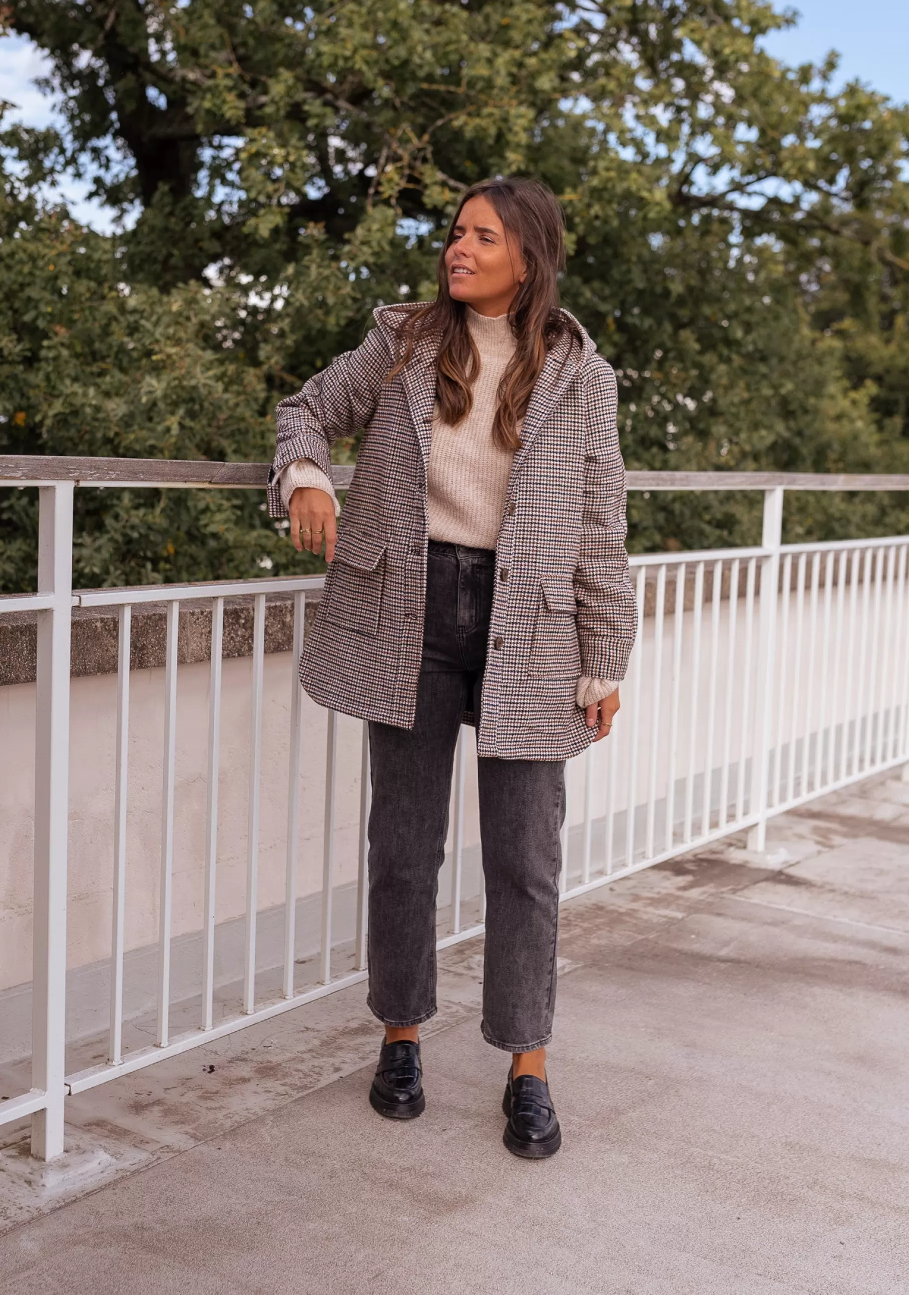 Easy Clothes Vestes & Manteaux-Manteau Yoana - à carreaux