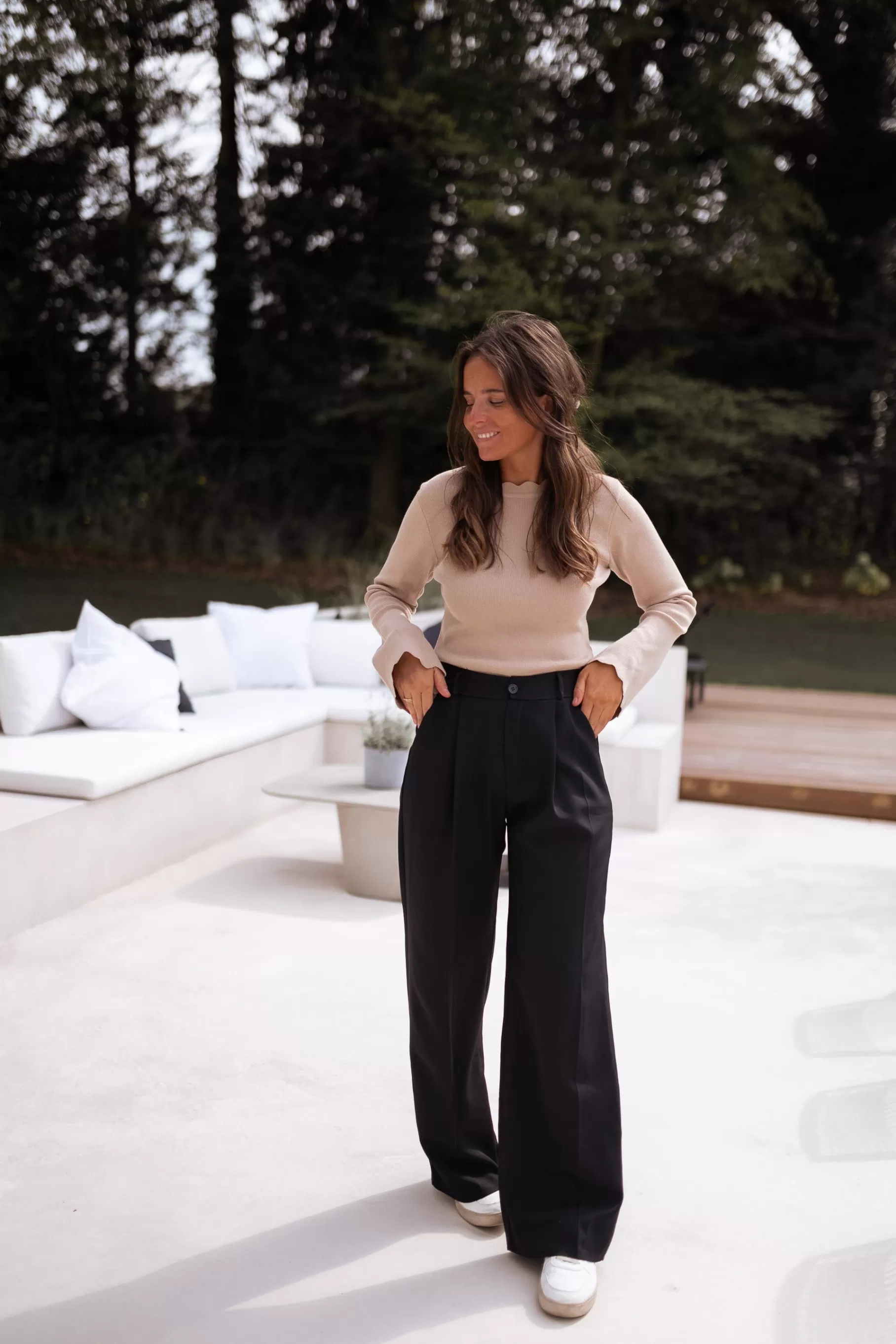 Easy Clothes Pantalons-Pantalon Anas - noir