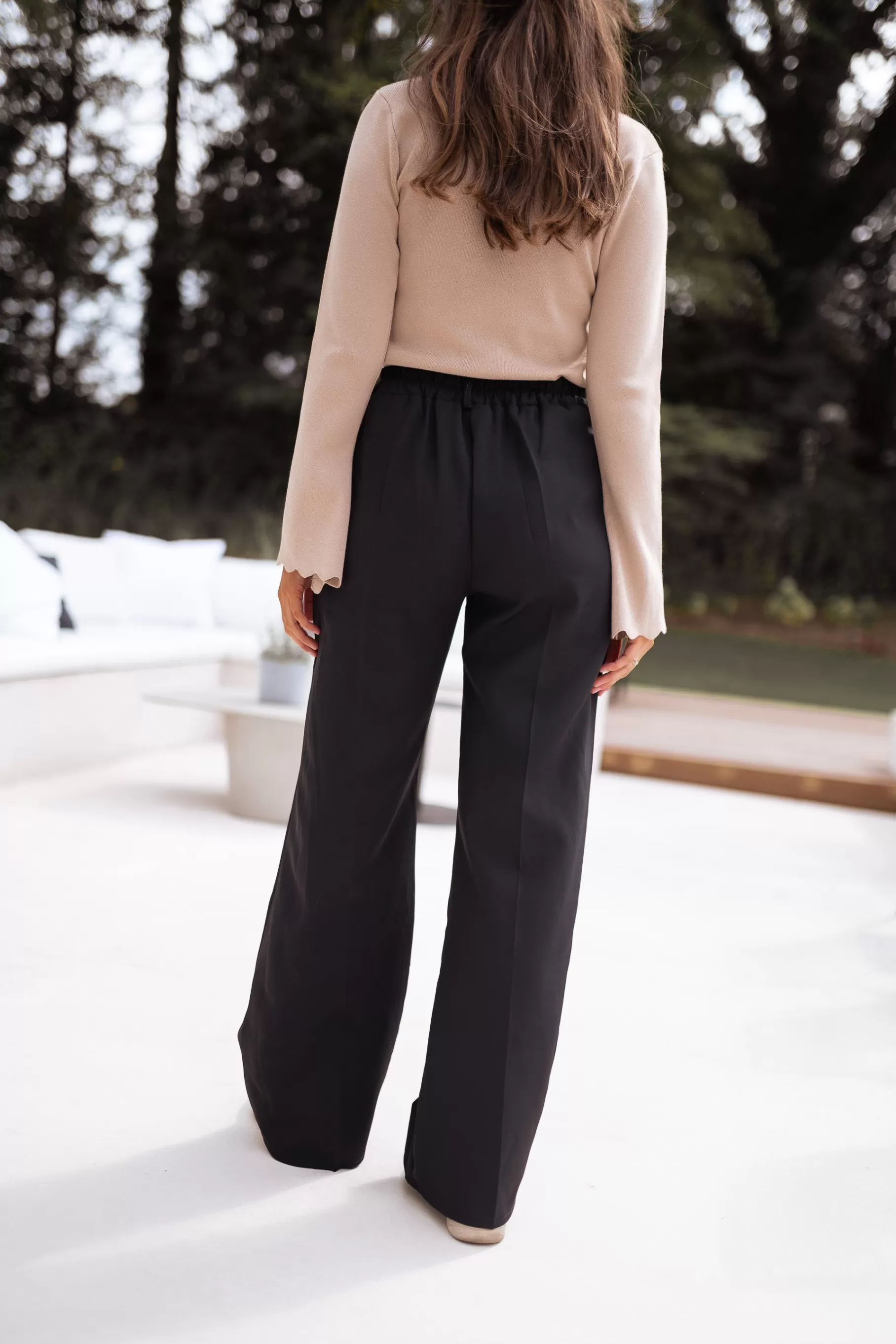 Easy Clothes Pantalons-Pantalon Anas - noir