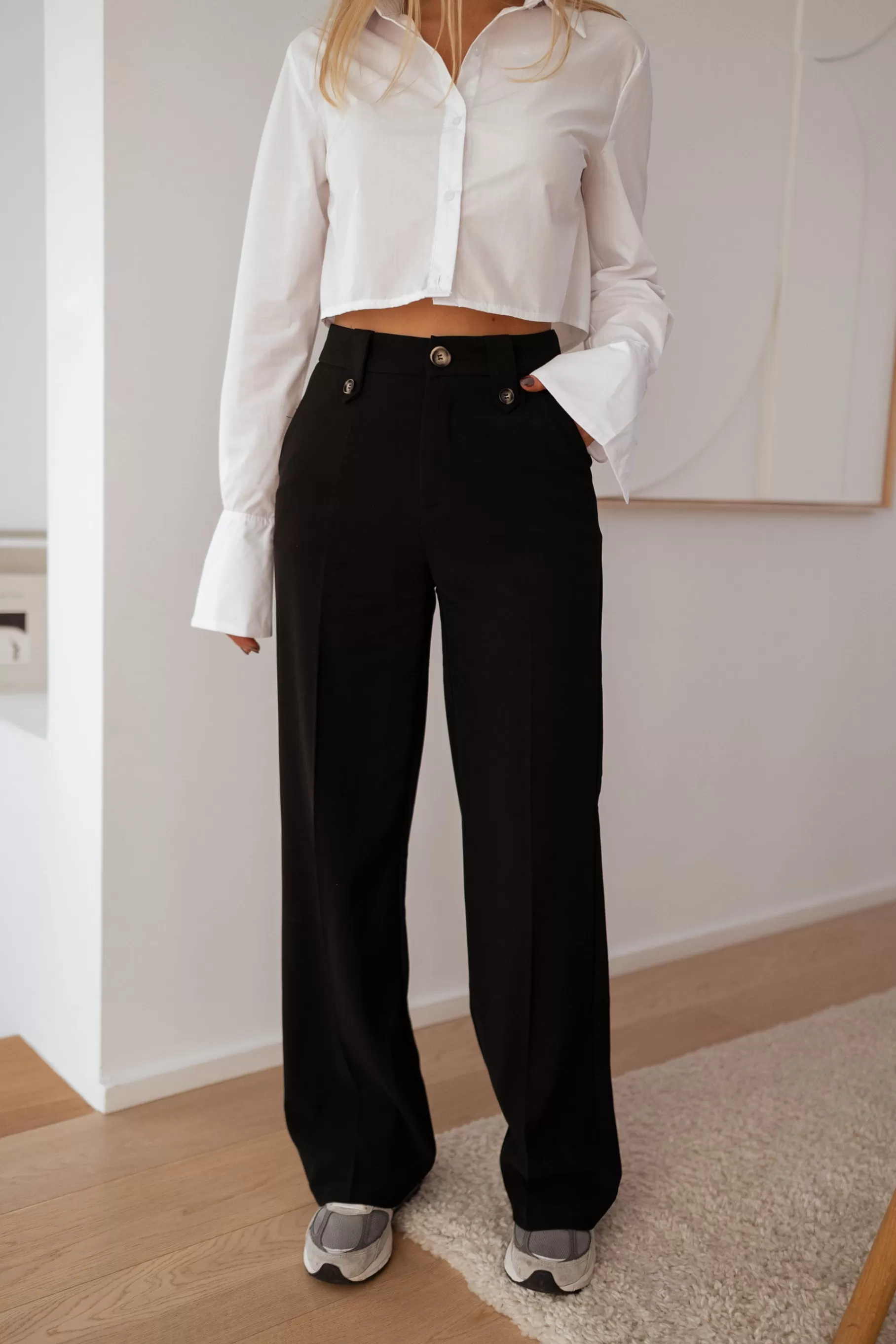 Easy Clothes Pantalons-Pantalon Denver - noir