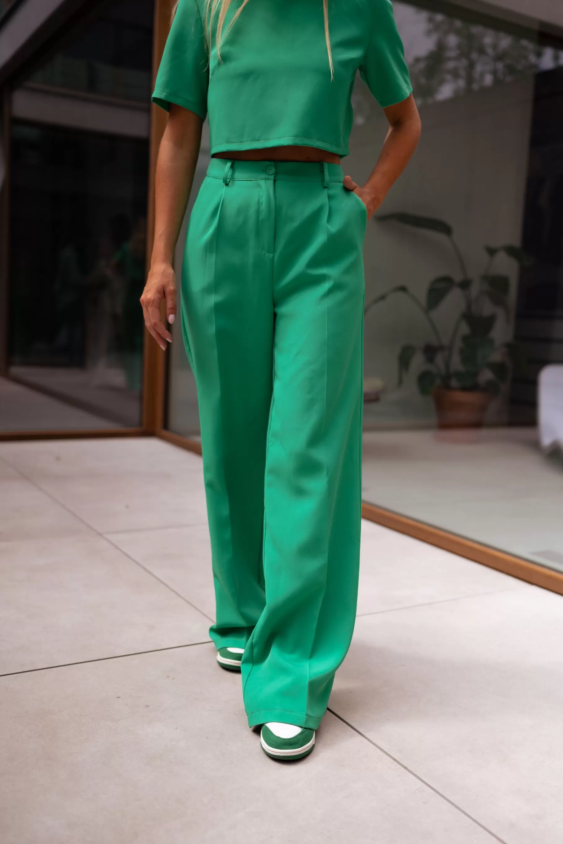 Easy Clothes Pantalons-Pantalon Marius - vert