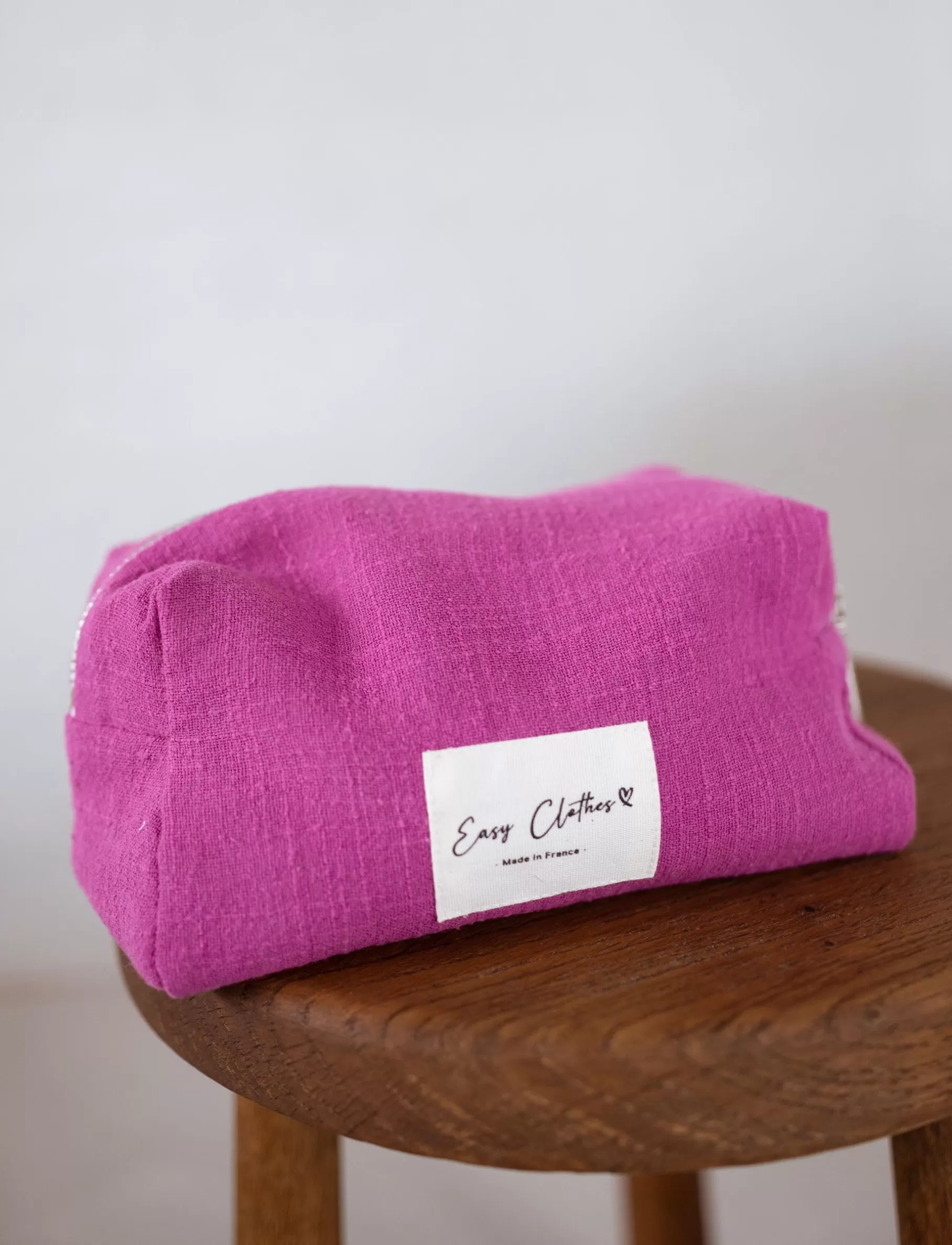 Easy Clothes Sacs & Pochettes-Pochette CREATION - fuchsia en lin