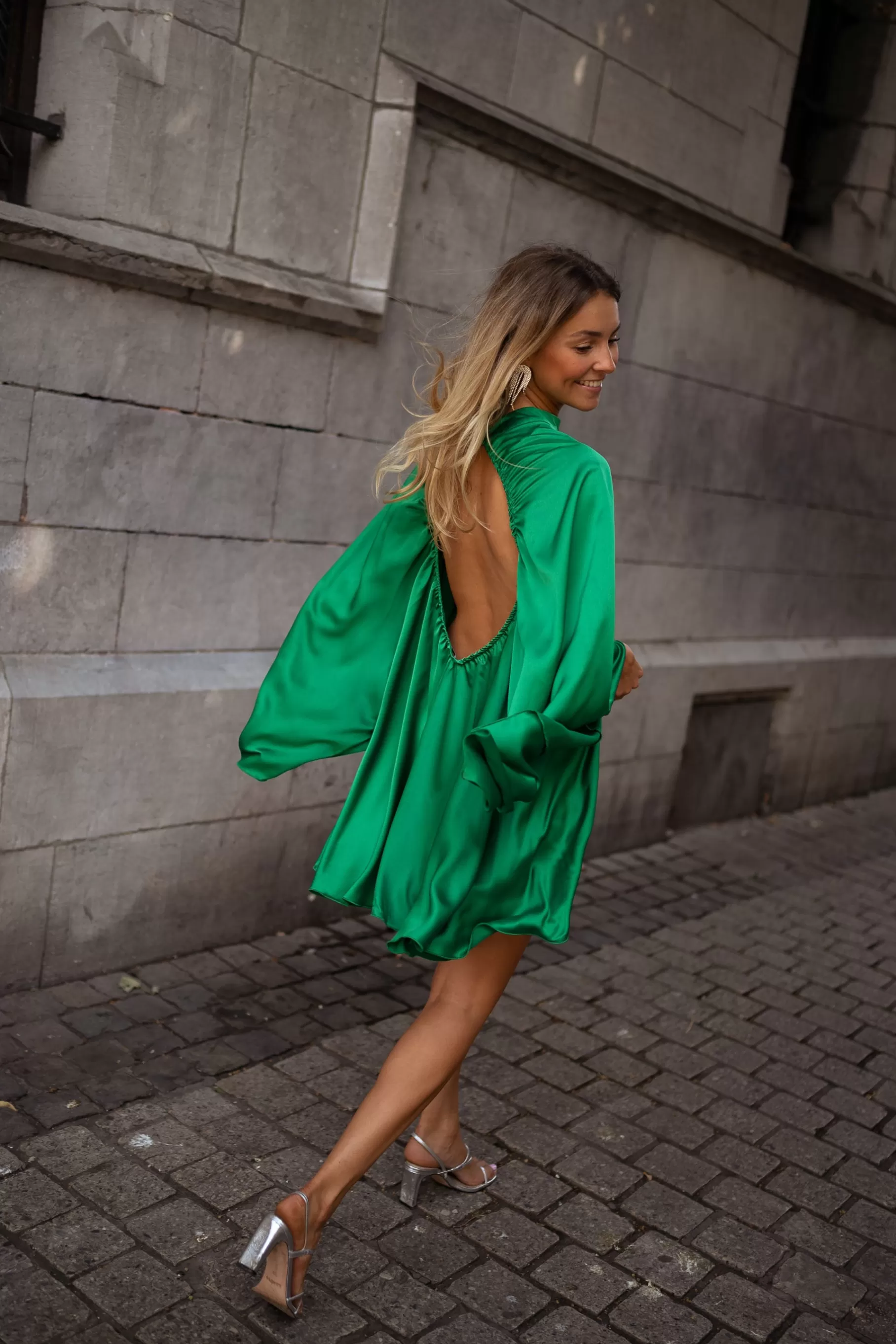 Easy Clothes Robes-Robe Farah - verte