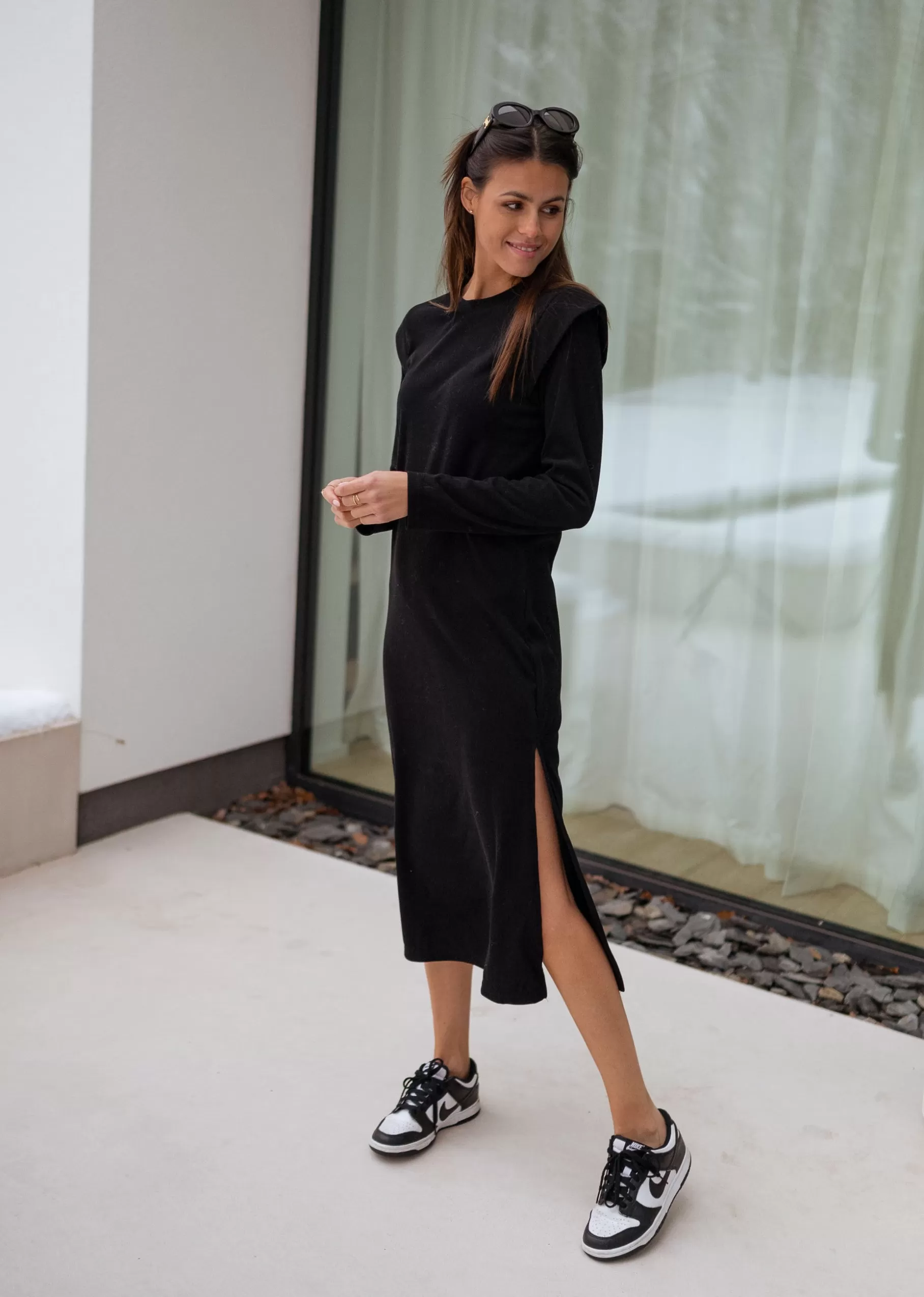 Easy Clothes Robes-Robe Liny - noire