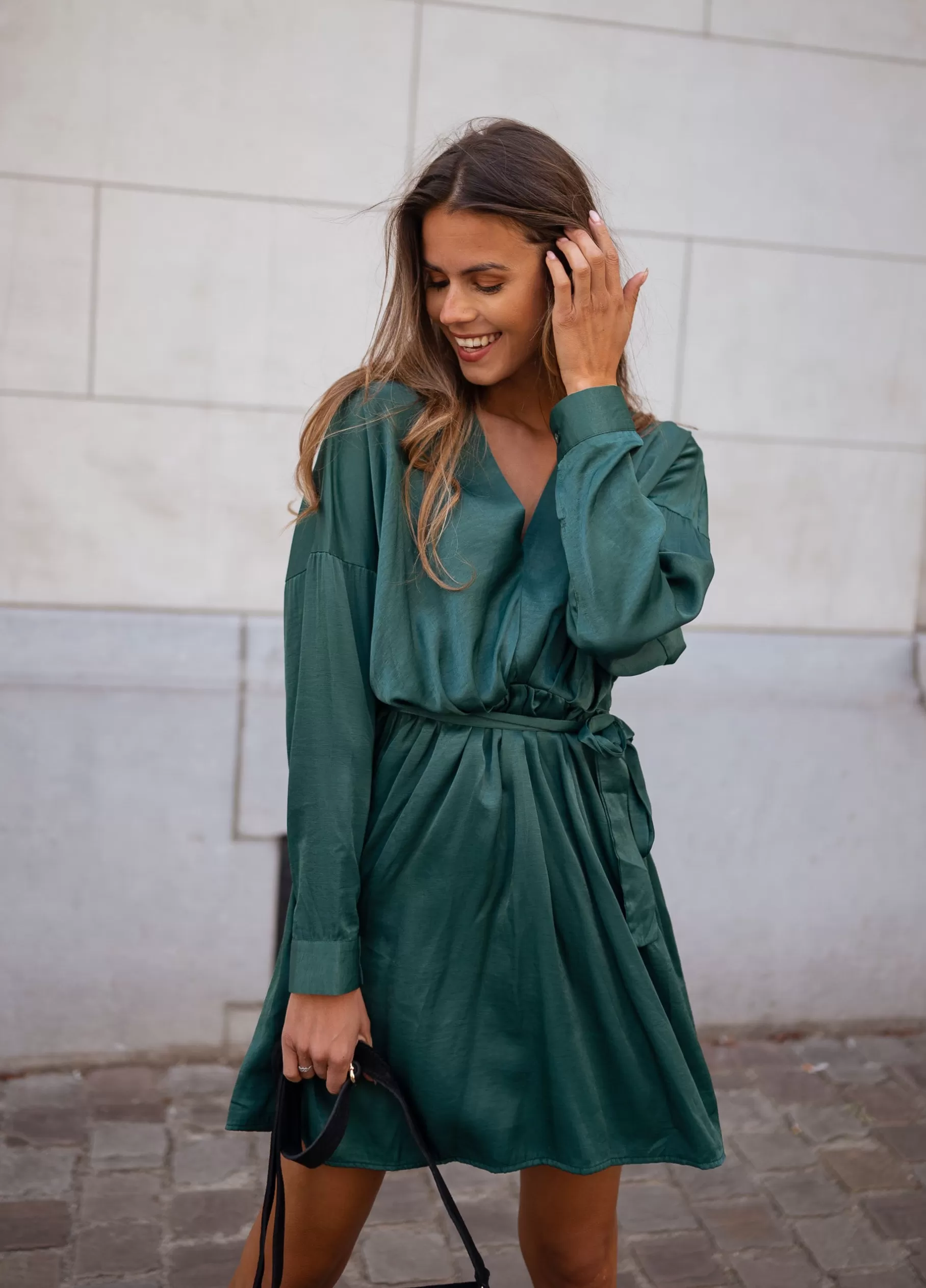 Easy Clothes Robes-Robe Moya - verte