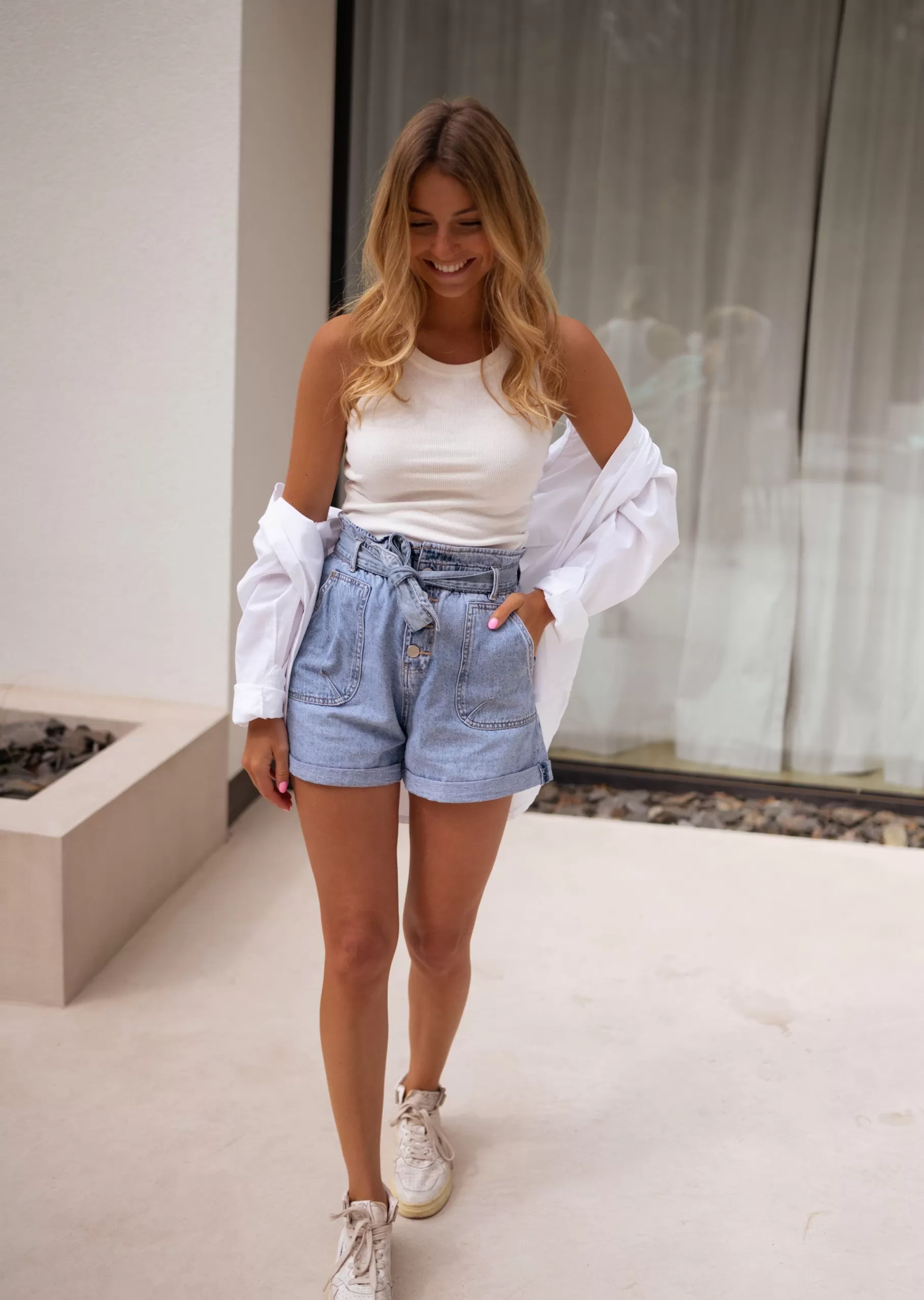 Easy Clothes Jupes & Shorts-Short Dani - en jeans