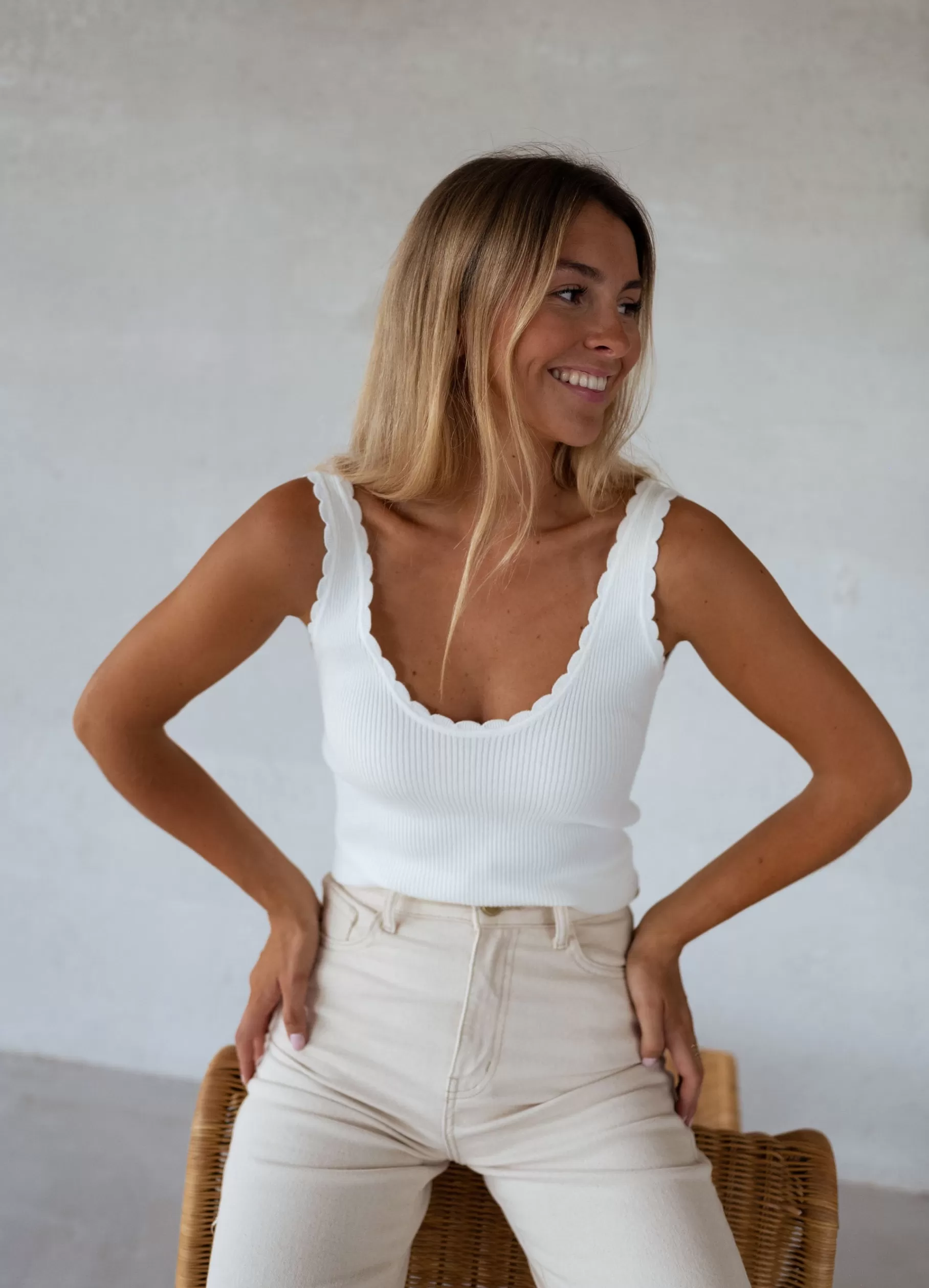 Easy Clothes Tops & T-shirts-Top Bella - blanc