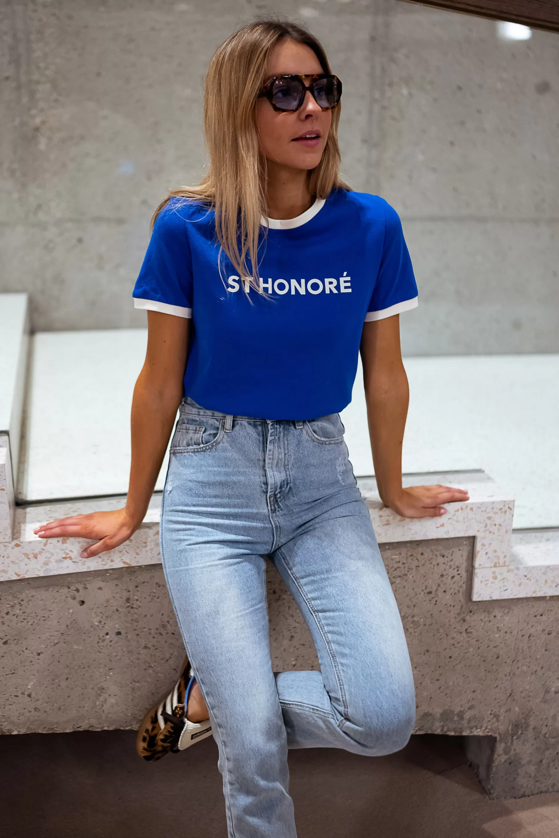 Easy Clothes Tops & T-shirts-T- shirt Honoré - Bleu