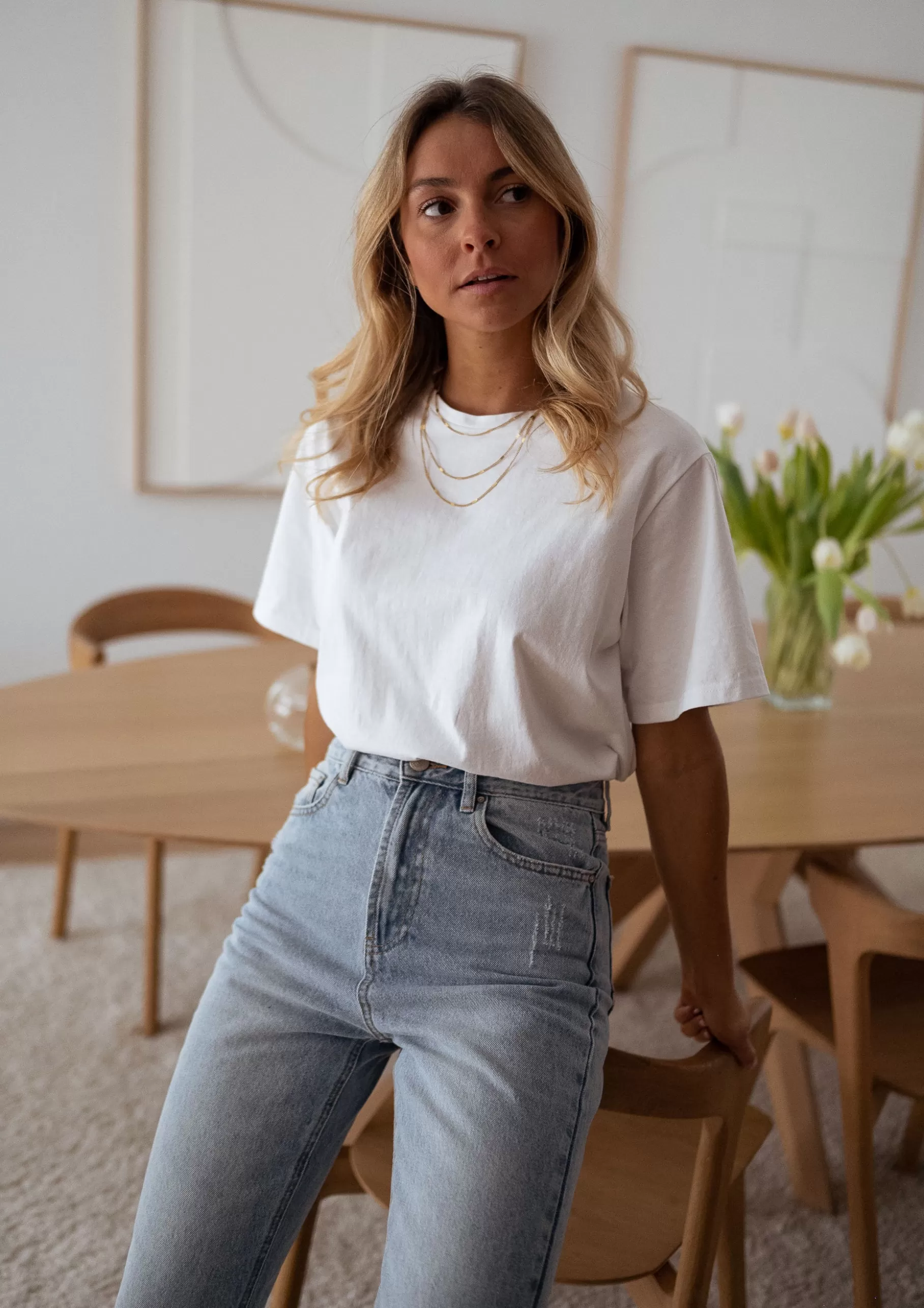 Easy Clothes Tops & T-shirts-T- shirt Jane - blanc